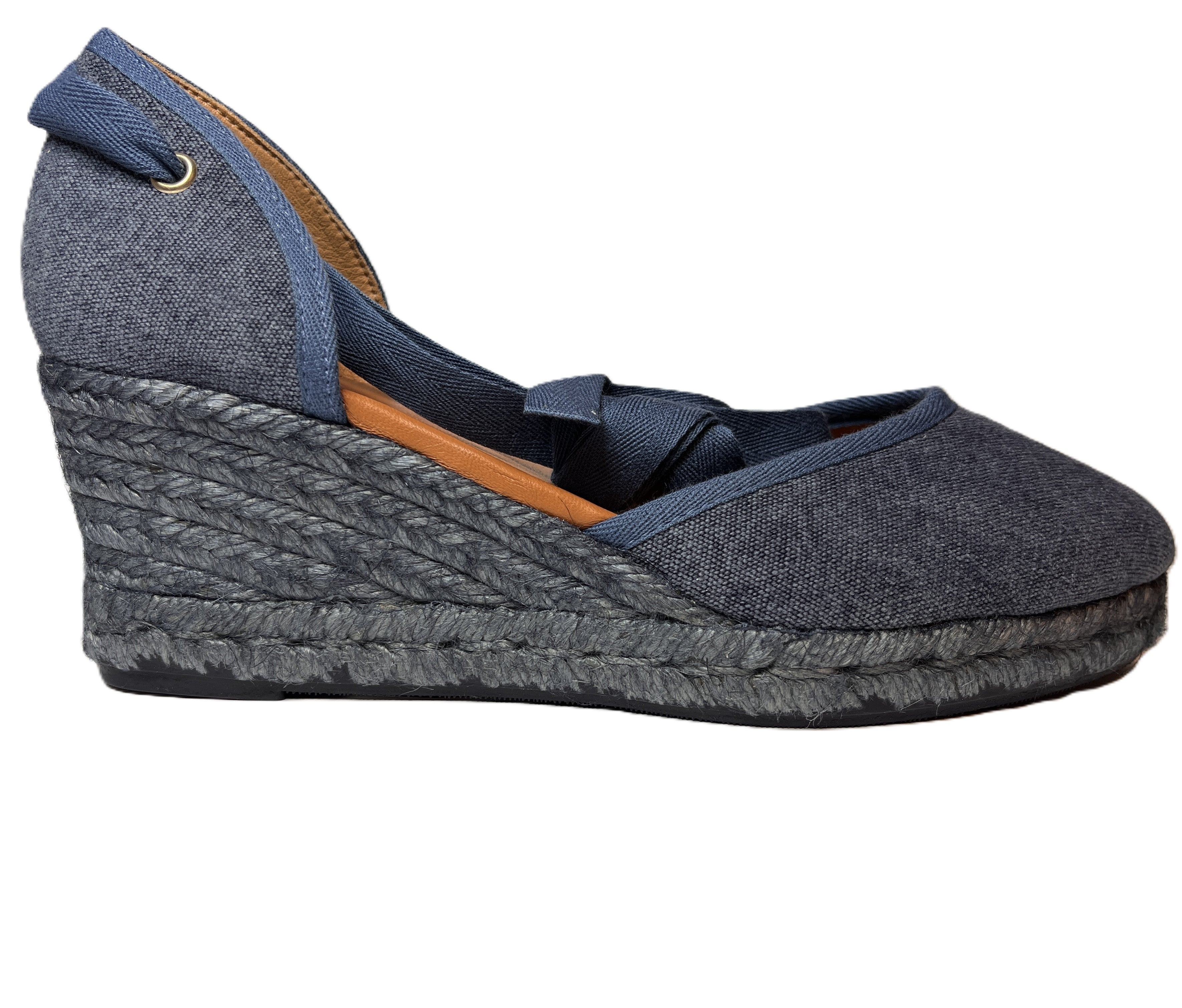 CUÑA PALOMA ESPARTO DENIM