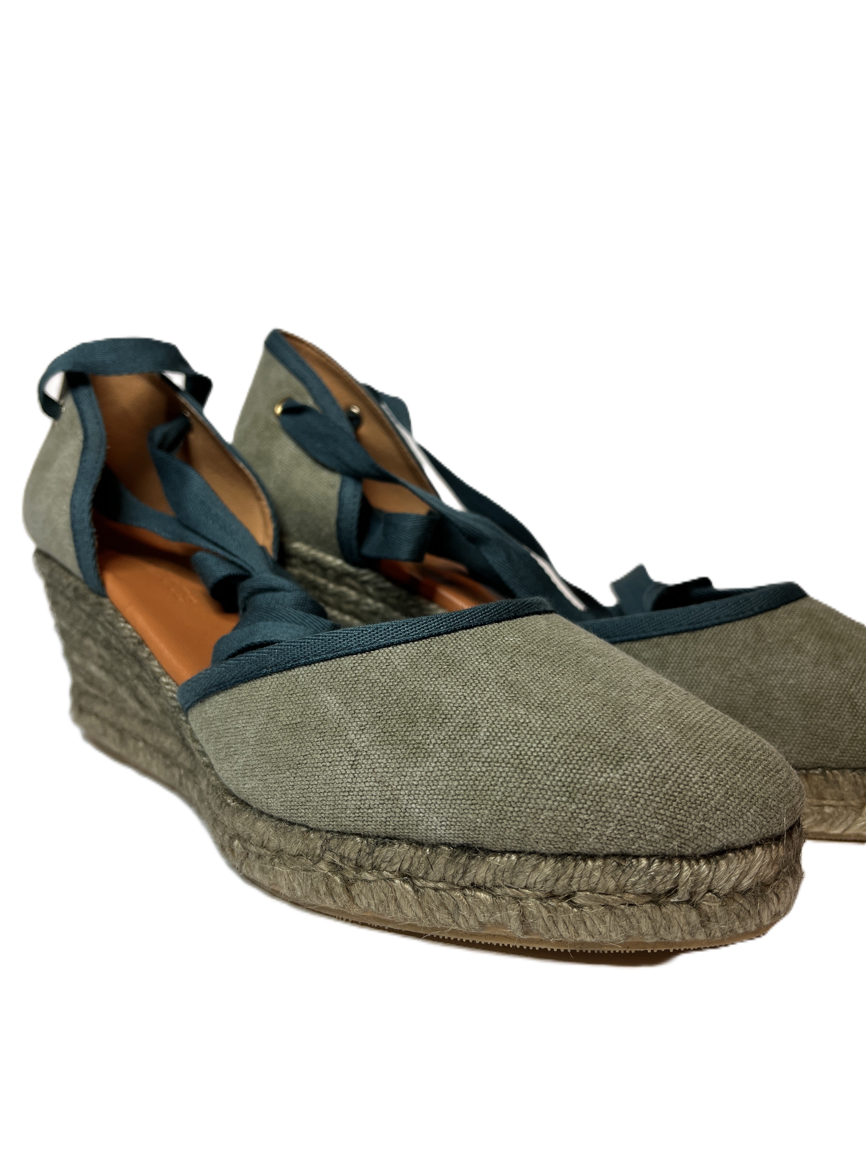 CUÑA PALOMA ESPARTO KHAKI