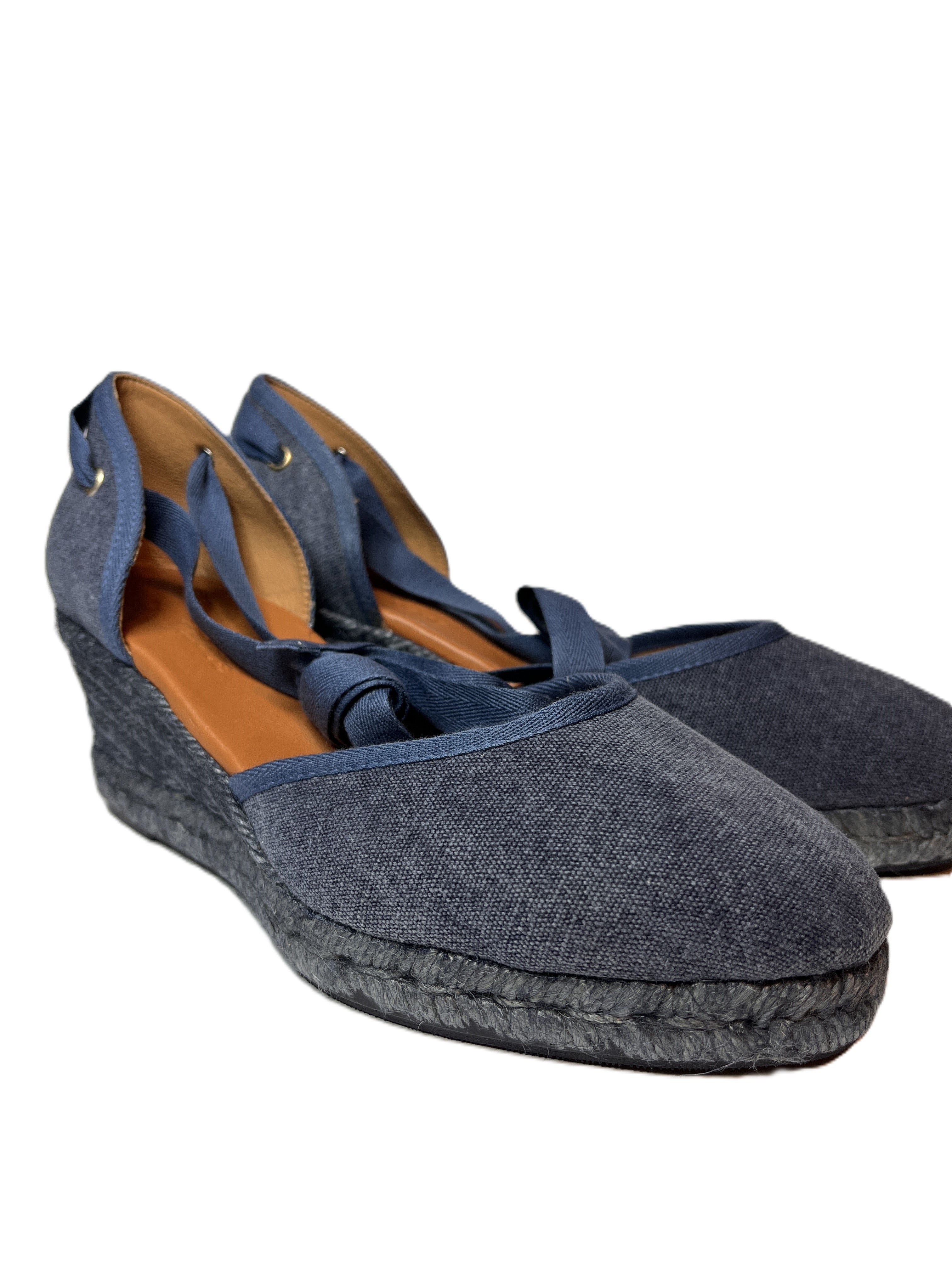 CUÑA PALOMA ESPARTO DENIM