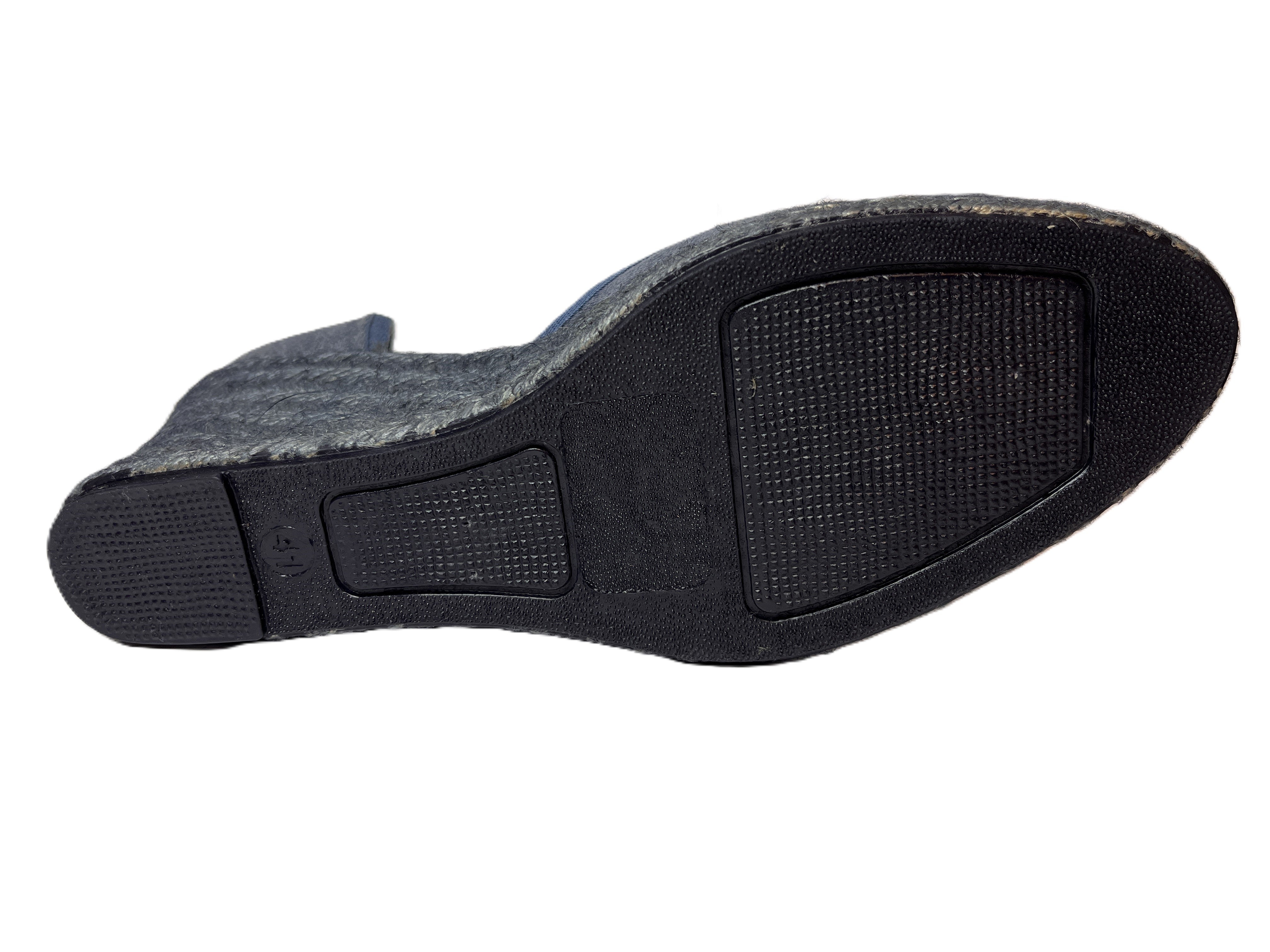 CUÑA PALOMA ESPARTO DENIM
